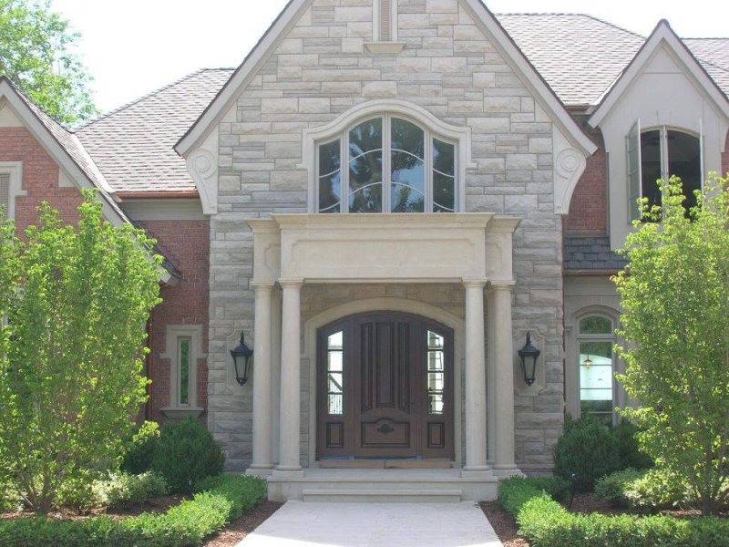 Limestone exterior work